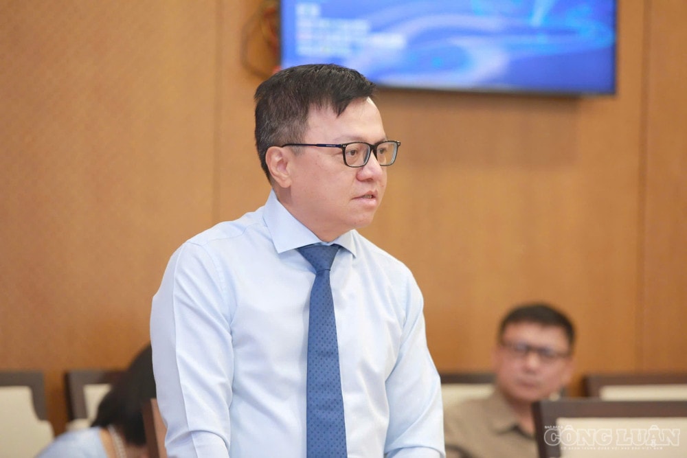 Nhà báo Lê Quốc Minh - Uỷ viên Trung ương Đảng, Phó Trưởng Ban Tuyên giáo và Dân vận Trung ương, Tổng Biên tập báo Nhân dân, Chủ tịch Hội Nhà báo Việt Nam phát biểu. clo_br_2aoboqenzlhmy3x10t8pfc6j3enmfn38s77c9qc4.jpg