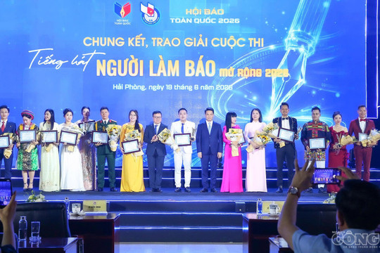Niềm vui và cảm xúc của các thí sinh đoạt giải cao tại Cuộc thi 'Tiếng hát Người làm báo 2026'