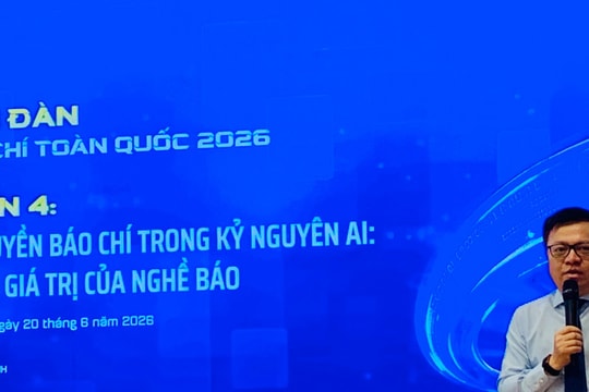 Chủ tịch Hội Nhà báo Việt Nam: Cơ quan báo chí phải tự bảo vệ mình trước làn sóng AI
