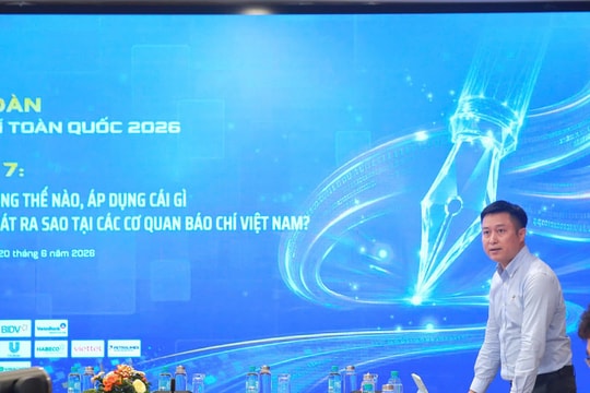 Báo chí phải thay đổi cách làm việc khi có sự xuất hiện của AI trong tòa soạn